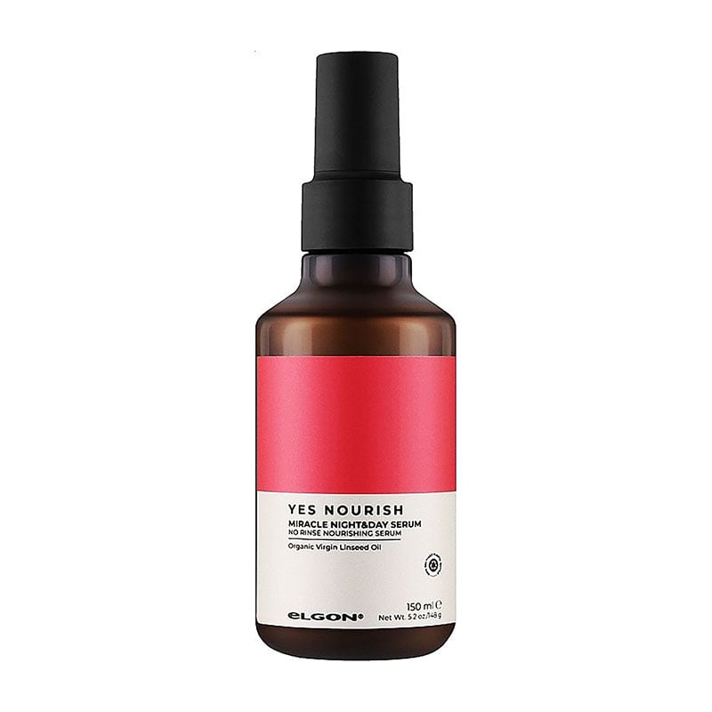 Незмивна живильна сироватка для волосся Elgon Yes Nourish Miracle Night &amp; Day Serum, 150 мл